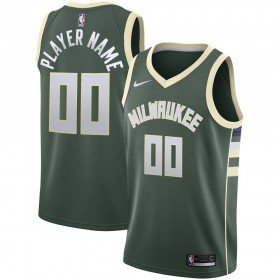 Muški NBA Dres Milwaukee Bucks Personalizirani 2020-21 Nike Icon Edition Swingman